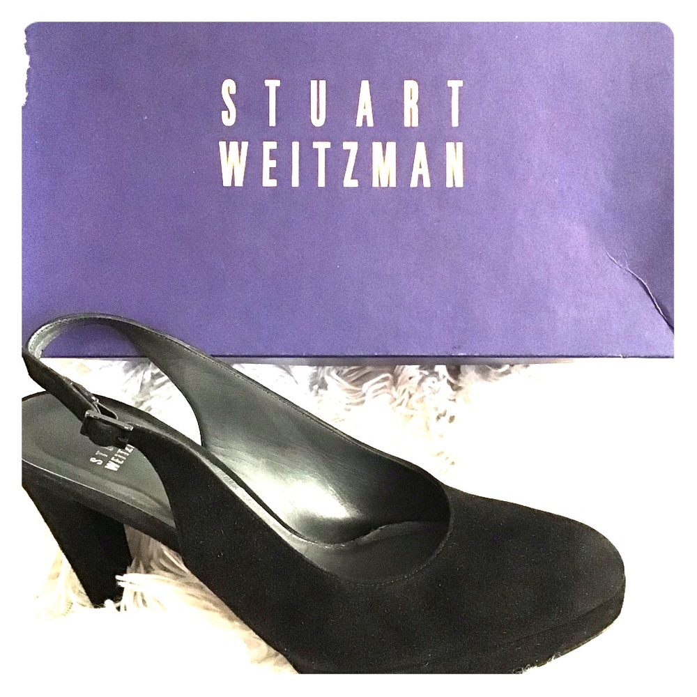 Stuart Weitzman suede pumps